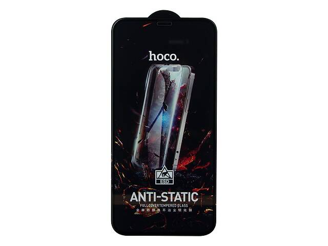 Защитное стекло Hoco G10 HD Anti-static iPhone XR/ iPhone 11 25 шт Black