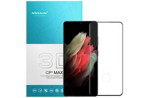 Захисне скло Nillkin CP+ max 3D для Samsung Galaxy S21 Ultra Чорний 1122252