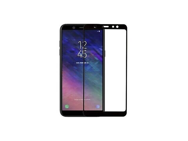 Защитное стекло для Samsung A6 Plus A605 2018 Black (Код товара:4370)