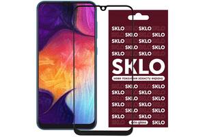 Защитное стекло SKLO 3D full glue для Samsung Galaxy M21s Черный 883488