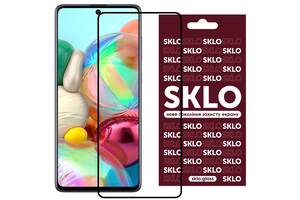 Защитное стекло SKLO 3D full glue для Samsung Galaxy M52 5G Черный 883490