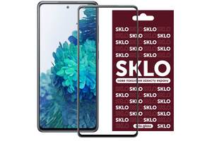 Защитное стекло SKLO 3D full glue для Samsung Galaxy S20 FE Черный 1059472