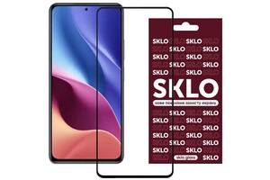 Защитное стекло SKLO 3D full glue для Xiaomi Poco X3 GT Черный 1130939