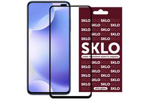 Защитное стекло SKLO 3D full glue для Xiaomi Poco X3 Pro Черный 883494