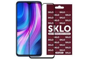 Защитное стекло SKLO 3D full glue для Xiaomi Redmi 9C Черный 927284