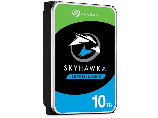Жесткий диск Seagate SkyHawk AI ST10000VE001 (10 ТБ) для видеонаблюдения