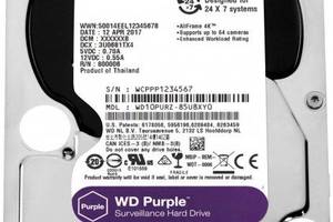 Жесткий диск Western Digital Purple 1TB 64MB 5400rpm WD10PURZ 3.5 SATA III