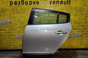Дефектная Дверь задняя левая голая Renault Megane 3 Хэтчбэк 2009-2015 (Рено Меган)
