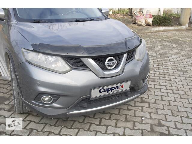 Дефлектор капота (EuroCap) Nissan X-trail T32 /Rogue 2014↗ гг. TSR Дефлектор на капот (Мухобойка) Ниссан