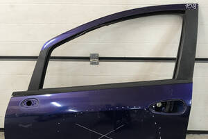 Двері передні ліві Fiat Linea 2007-2015 темно-синій металік