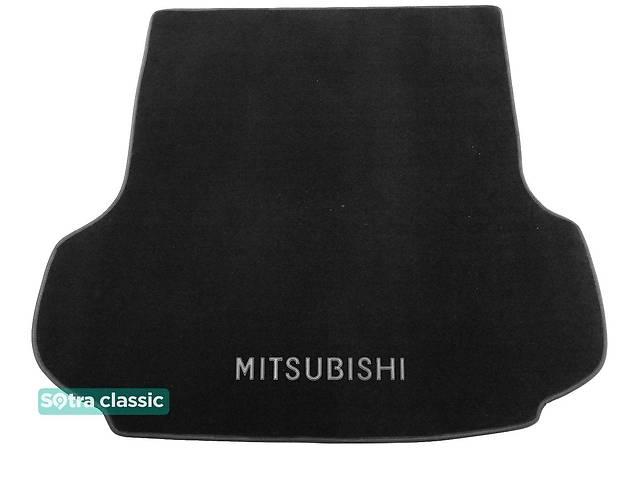 Двухслойные коврики Sotra Classic 7mm Black для Mitsubishi Pajero Sport (mkIII)(багажник) 2016→ (ST 08657-GD-Black)