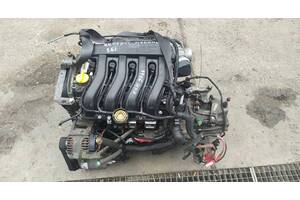 Двигатель Двигун мотор k4m9 766 1.6I 82KW scenic 2 05~09 рік