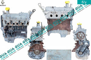 Двигун (мотор без навісного обладнання) E7J 634 E7J634 Renault/РЕНО KANGOO 1997-2007/КАНГУ 97-07, Renault...