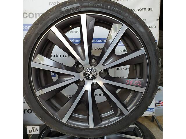 Диск Alfa Romeo R18 7.5Jx18H2 5x110 ET41 комплект титанових дисків N9802