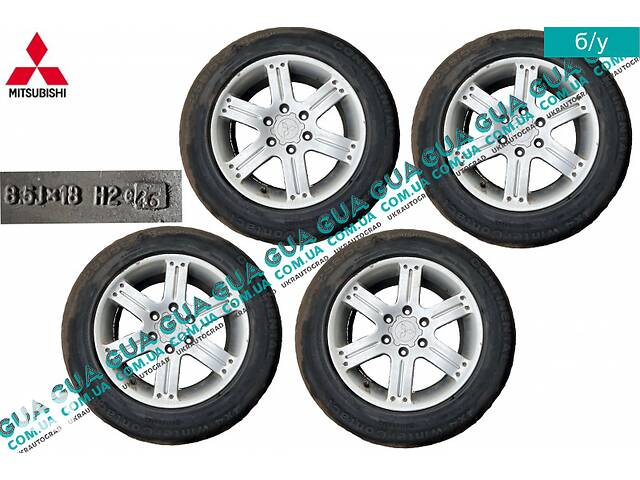 Диск колесный ( Комплект 4 шт.) R18 8,5jx18 6х139.7 ( титановый ...