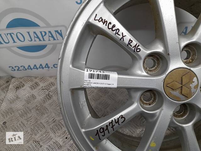 Диск R16 MITSUBISHI LANCER X 10 07-15 4250B731: Диски в Харкові на ...