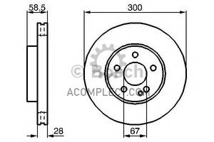 Диск тормозной