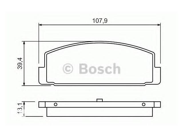 ДИСКОВI КОЛОДКИ ЗАДНI MAZDA 323 F VI (BJ) 323 S Mk VI (BJ) 626 III (GD) 626 III Hatchback (GD) 626 Mk V (GF) 626 Mk V...