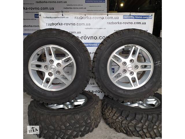 Диски Jeep Grand Cherokee R16 7Jx16H2 5x127 ET50.8 комплект титанових дисків з гумою N10247