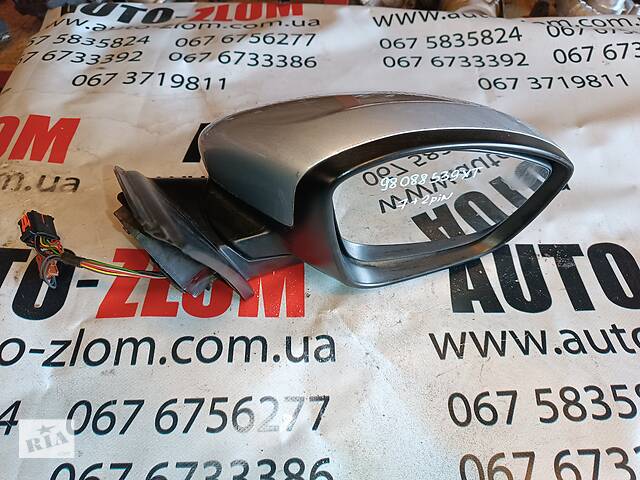 дзеркало бокове праве для Peugeot 308 2013-2021 7+2pin