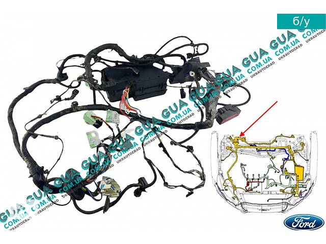 Электропроводка ( жгут проводов ) подкапотная ( 2.0 USA 6АКПП) с блоком предохранителей DM5Z14290NA Ford / ФОРД FOCUS...