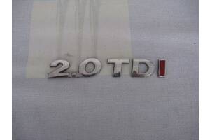 Эмблема 2.0 TDI задняя 20мм для Volkswagen
