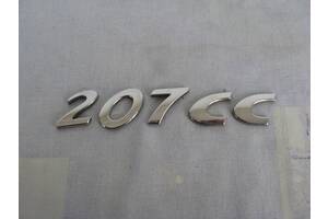 Эмблема 207 СС оригинал для Peugeot 207 СС