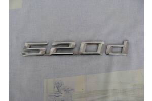 Емблема 520d оригінал для BMW 5 Series