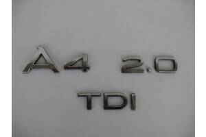 Емблема A4 2.0 TDI оригінал для Audi A4 2004-2015