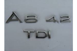 Емблема A8 4.2 TDI оригінал для Audi A8
