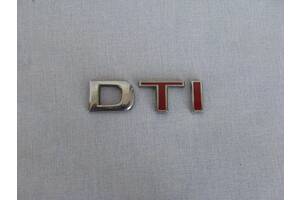 Эмблема DTI хром, оригинал 18мм для Opel 