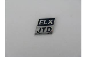 Емблема ELX JTD оригінал 33х33мм для Fiat