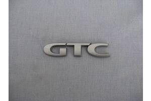 Емблема GTC оригінал 80х17мм для Opel Astra H GTC 3-х дверна.