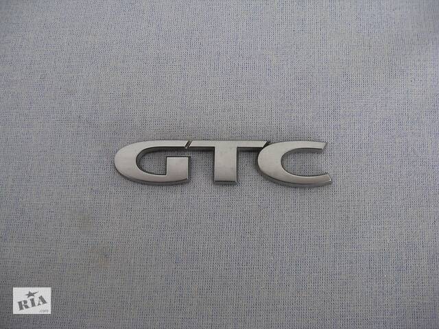 Емблема GTC оригінал 80х17мм для Opel Astra H GTC 3-х дверна.