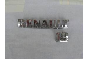 Емблема RENAULT 19 оригінал 226х32мм для Renault 19 рестайл 92-97р