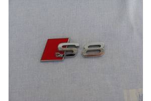 Эмблема S8 оригинал задняя для Audi S8