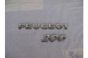 Емблема задня для Peugeot 206