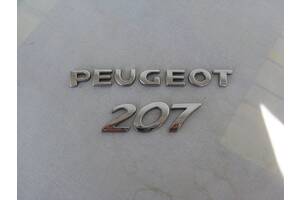 Емблема задня для Peugeot 207