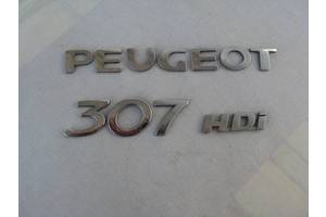 Эмблема задняя для Peugeot 307 hdi