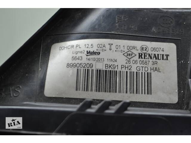 Фара ліва Renault Laguna 3 рестайлінг: Фари в Снятині на ZAPCHASTI.RIA