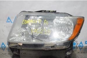 Фара передняя левая голая Jeep Compass 11-14 дорест светлая слом креп, под полировку 68088869AB
