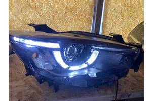 Фара передняя правая Mazda CX5, 2014-2017, 2 линзы, Full Led,оригинал,б.у., KD31-51030