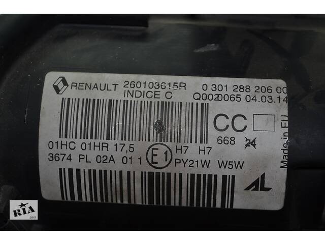 Фара права Renault Megane 3 - Фото 2