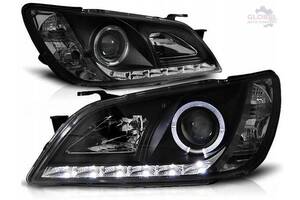 ФАРЫ LEXUS IS 98-05 ЛИНЗЫ H7 BLACK LED DIODY