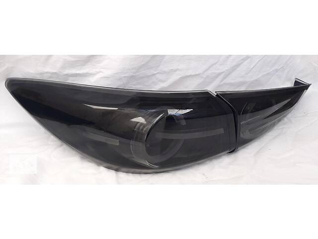 Фонари Mazda 3 BM седан (13-18) тюнинг LED оптика (черные) V2 - Фото 8
