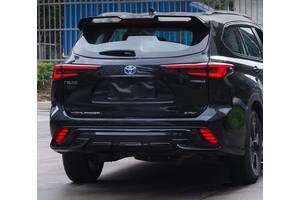 Фонари Toyota Highlander 4 (2019+) тюнинг led оптика стиль lexus