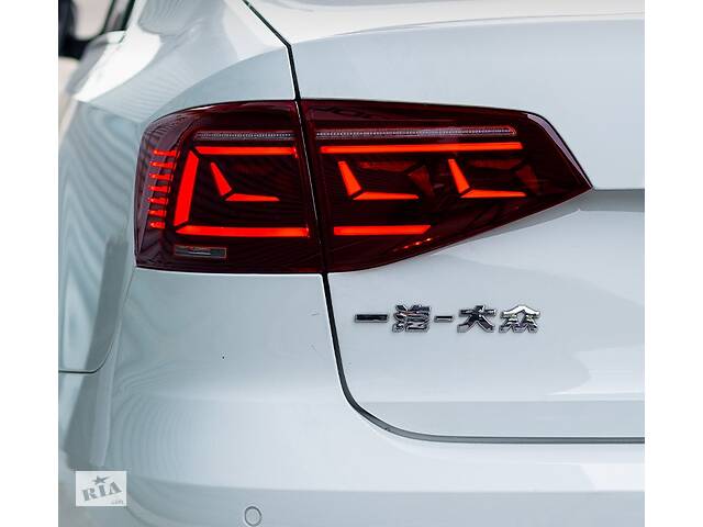 Ліхтарі VW Jetta 6 (15-18) тюнінг led оптика стиль 2020 (чорні)