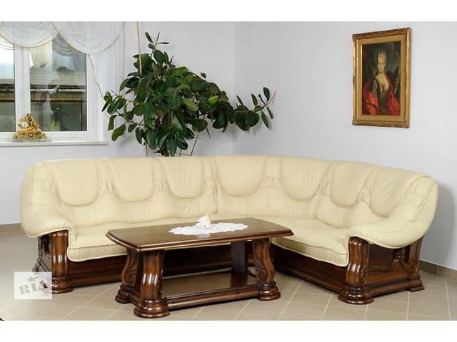 Кожаный угловой диван Гризли 3х2/310х250см. Большой выбор кожи. Кожаная мебель, гарнитур, уголок.