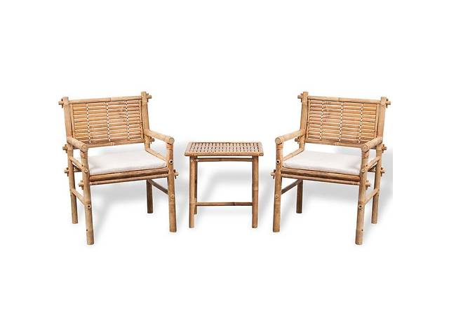 Набір меблів з бамбуку Bistro 2 стільця + стіл 41892