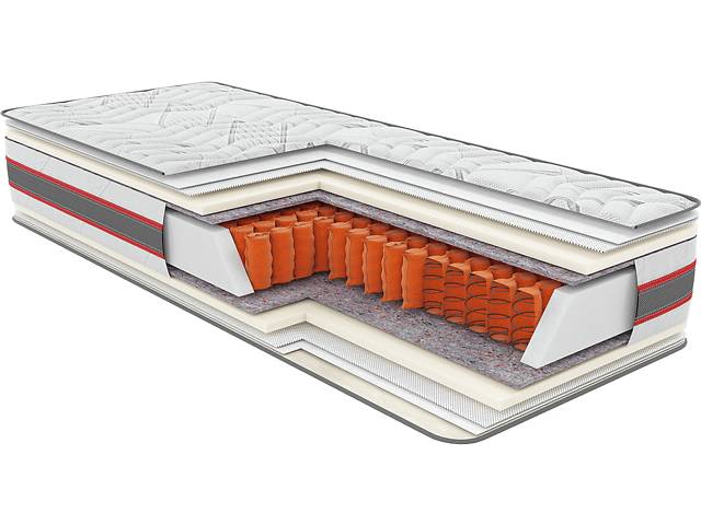 Новий в упаковці ортопедичний анатомічний матрац «Аргон Екстра» 160/200 на незалежних посилених пружинних блоках